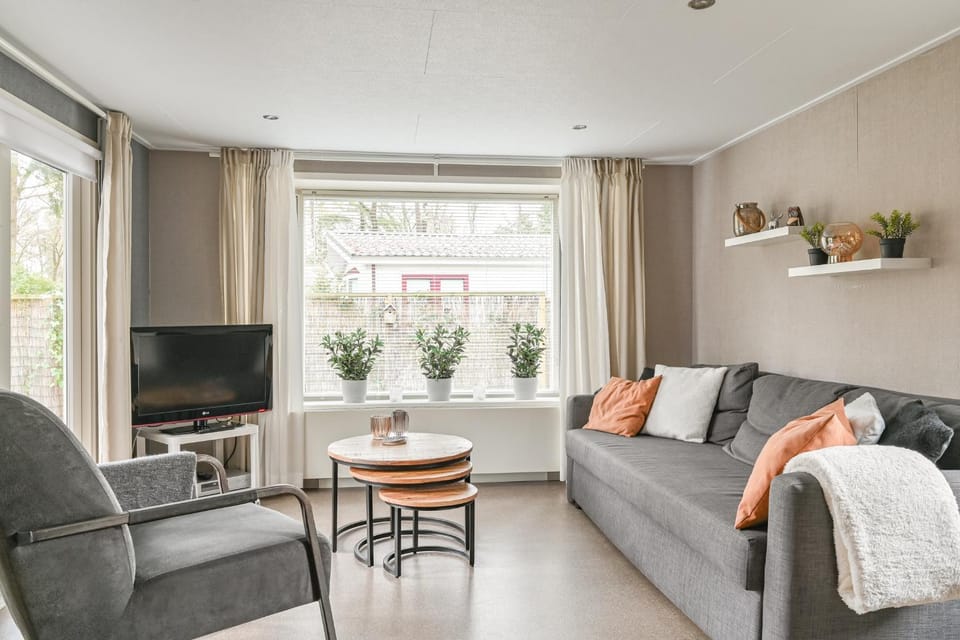 Ruime luxe 4 persoons Chalet midden op de Veluwe Apartment in Hoenderloo