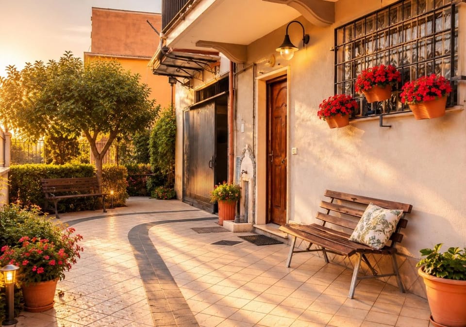 Delizioso appartamento in villa tra mare e città Apartment in Rome