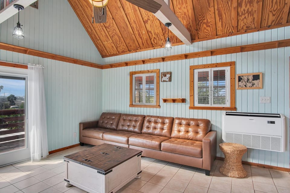 Living room, furniture, air conditioner