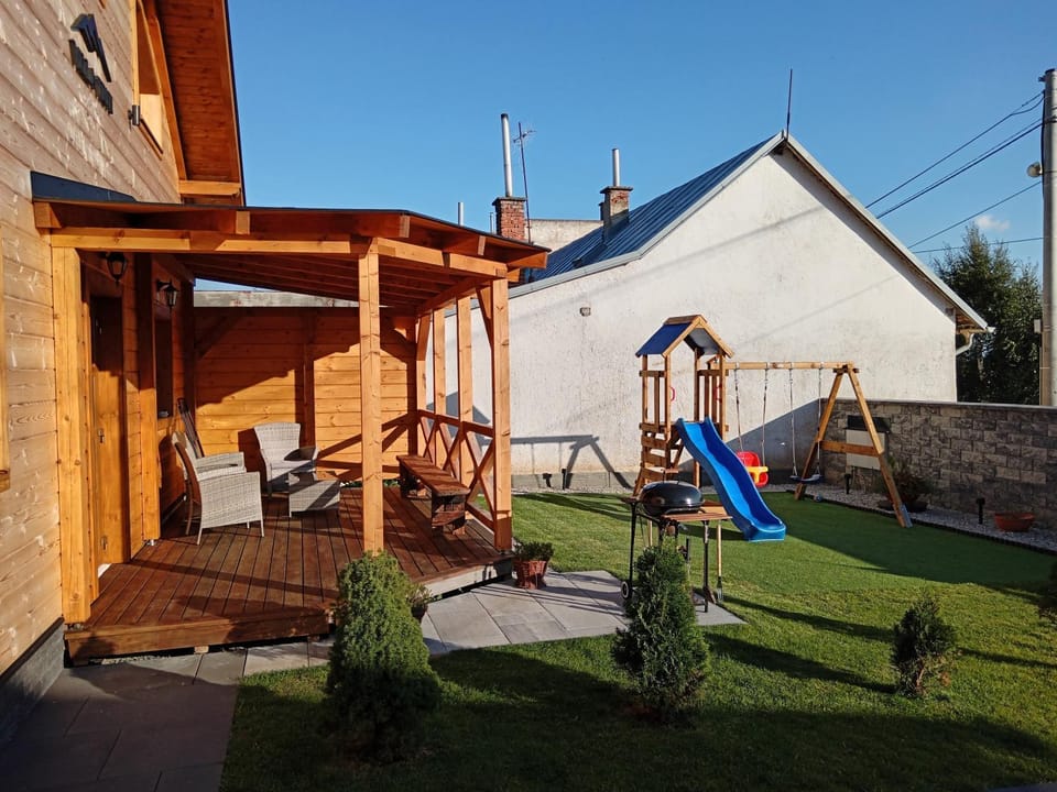 Patio, Children play ground, Garden view