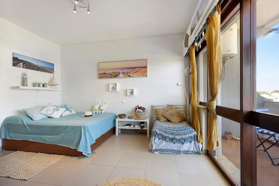 Property building, Living room, Bedroom
