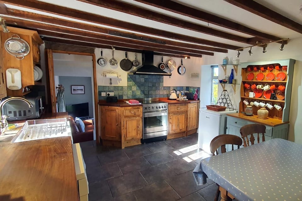 Kitchen or kitchenette, Dining area, minibar, pet friendly, stove