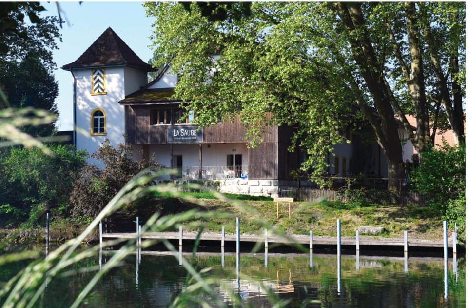 Property building, Natural landscape, Garden, Garden view, River view