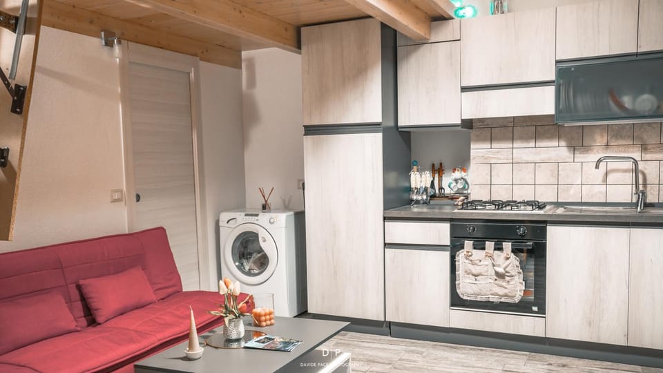Kitchen or kitchenette, Living room, oven, pet friendly, stove, washing machine