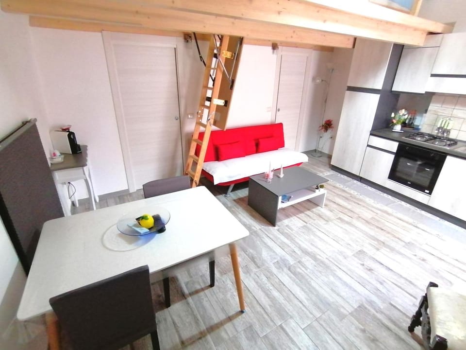 Kitchen or kitchenette, Living room, Seating area, Dining area, pet friendly, stove