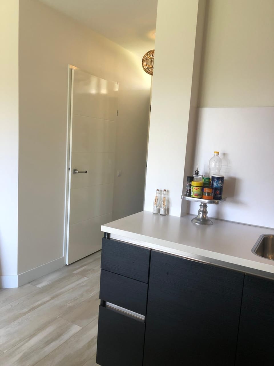 Kitchen or kitchenette, wardrobe