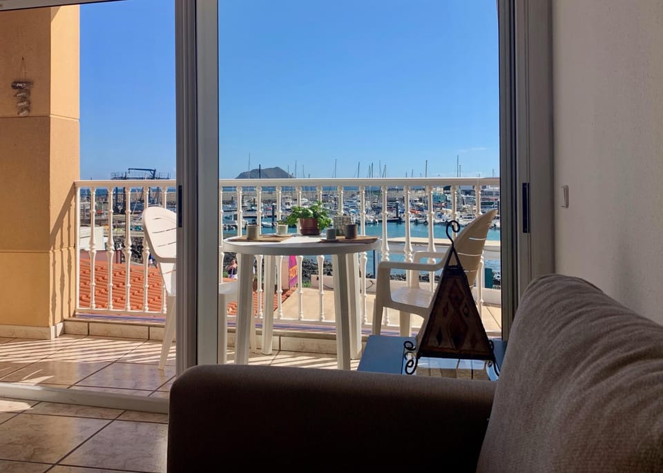 Day, Balcony/Terrace, Living room, Seating area, Sea view
