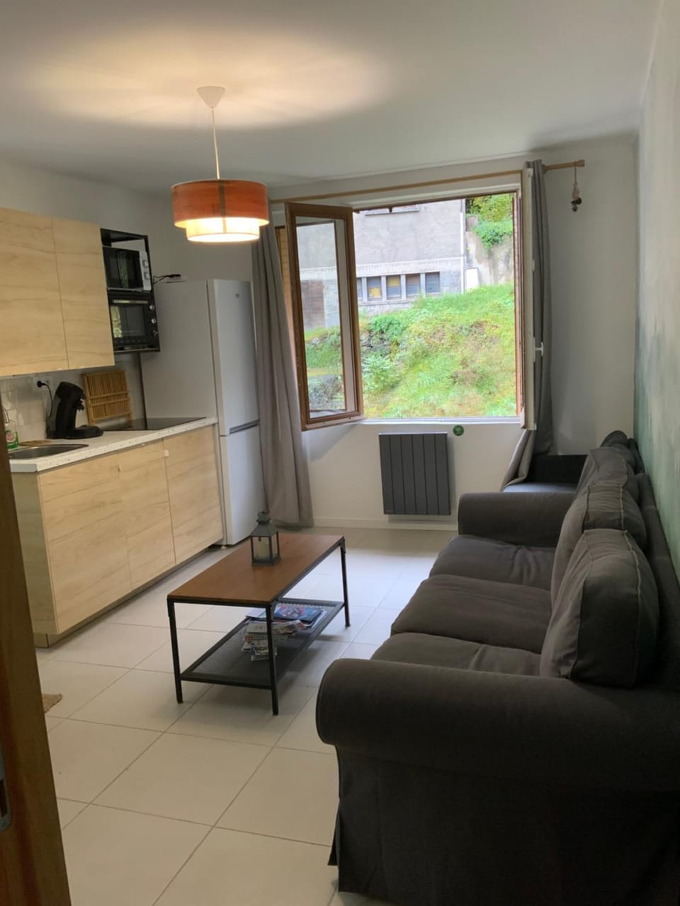 Kitchen or kitchenette, Living room, Seating area, Dining area, minibar