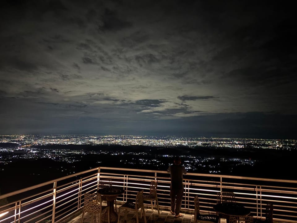 Night, Bird's eye view, City view