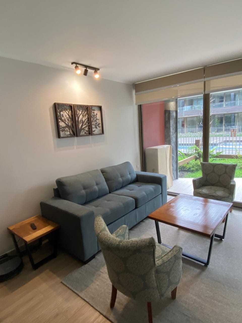 Living room, Photo of the whole room, Garden view, Pool view, Inner courtyard view