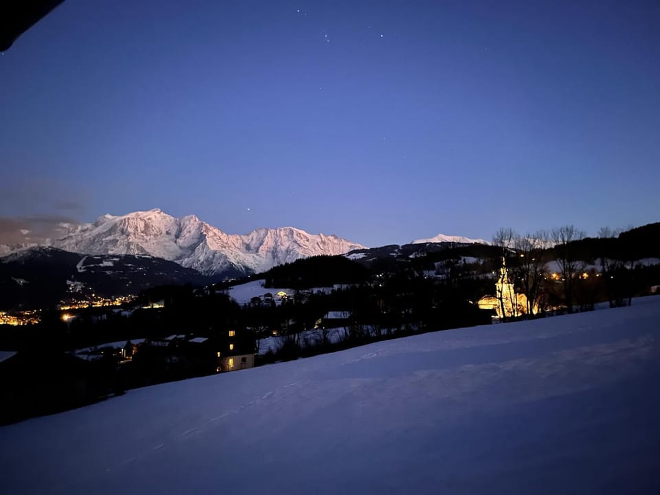 Night, Mountain view