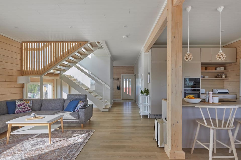 Kitchen or kitchenette, Living room