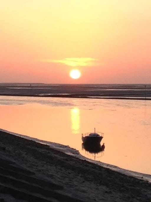 Sea view, Sunset