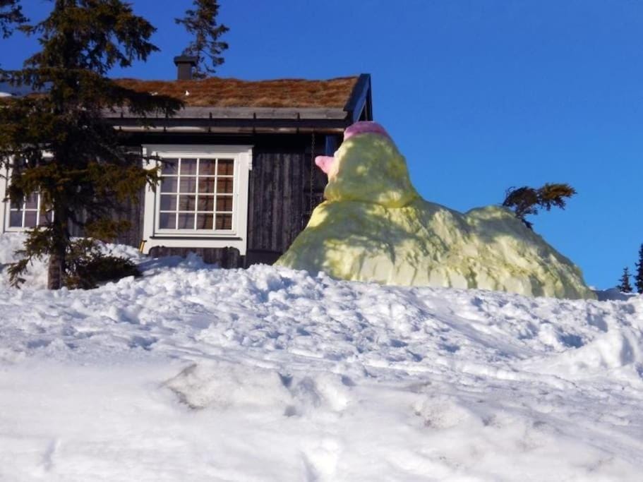 Stor familiehytte på Småsætra, Sjusjøen House in Innlandet