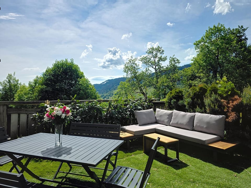Logement à Megève avec Jardin Apartment in Combloux