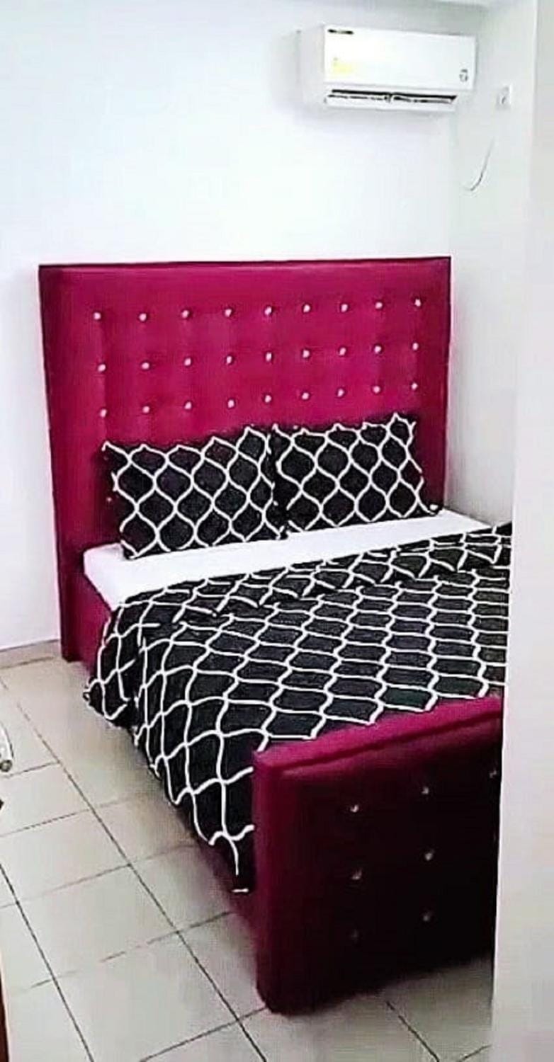 Bed, Bedroom, air conditioner
