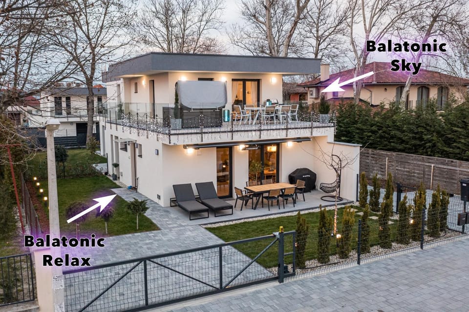 Property building, Patio, Day, Neighbourhood, View (from property/room), Balcony/Terrace, Text overlay, Street view