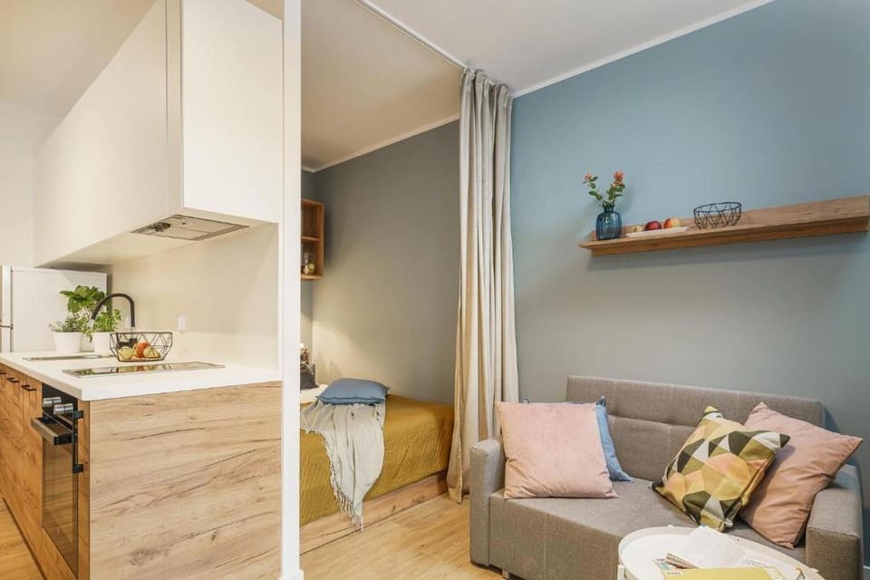 Bed, Kitchen or kitchenette