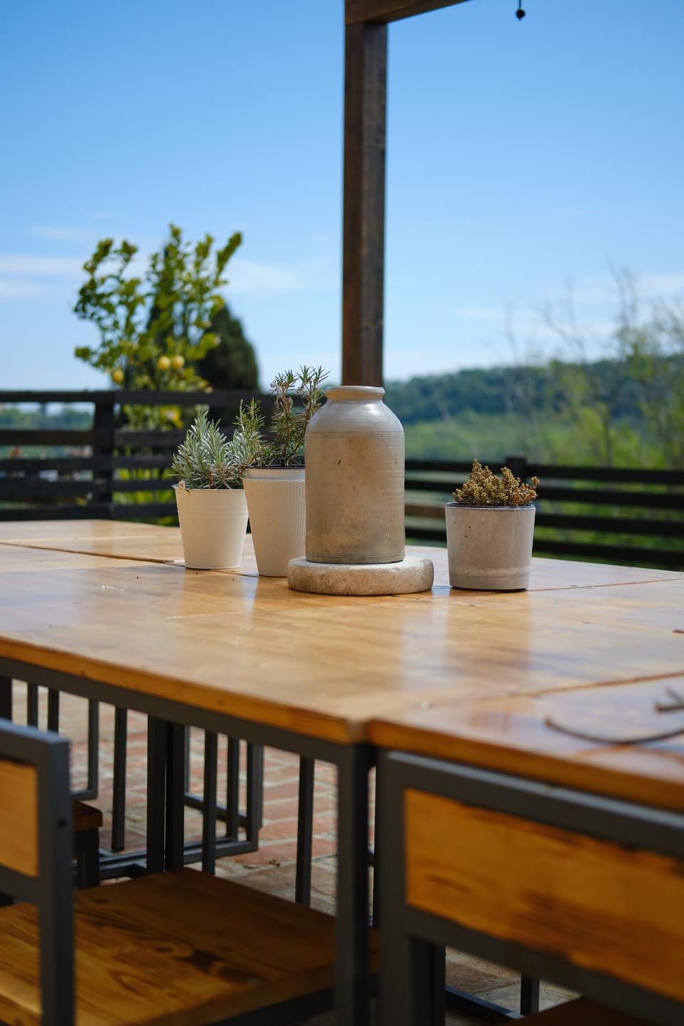 Restaurant/places to eat, Natural landscape, Garden, Balcony/Terrace, Garden view, Breakfast