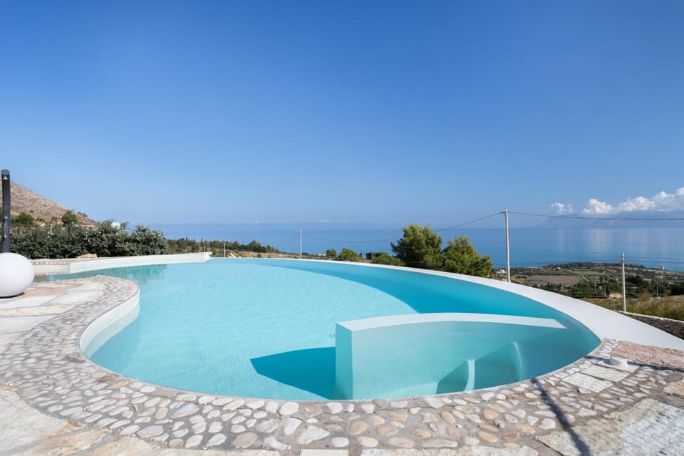 Natural landscape, Pool view, Sea view, Swimming pool