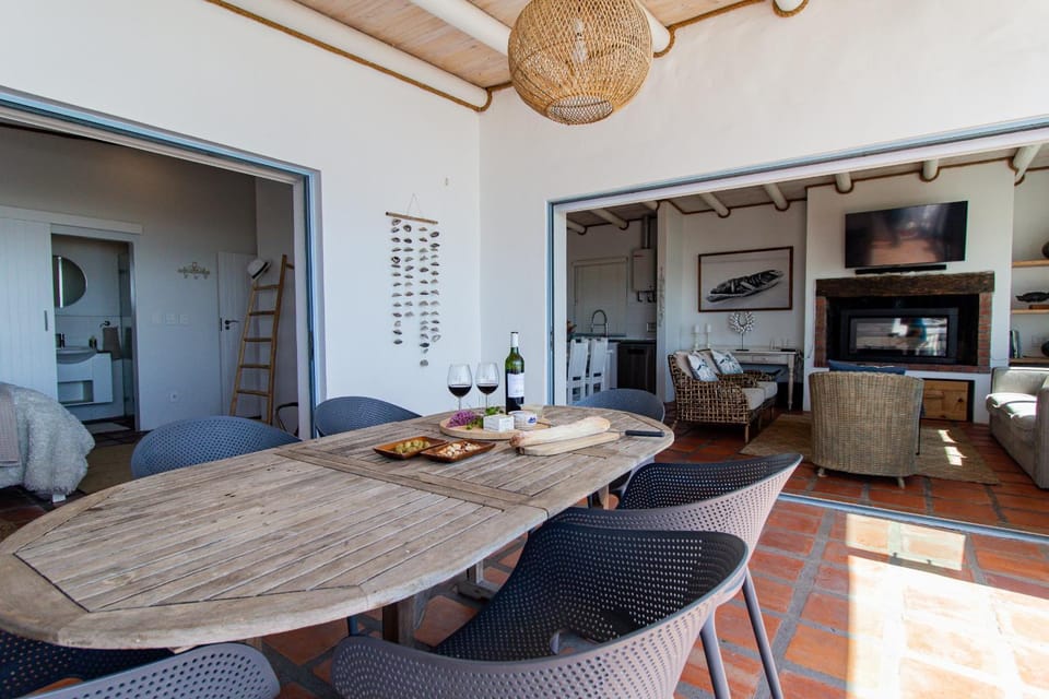 Patio, Living room, Dining area