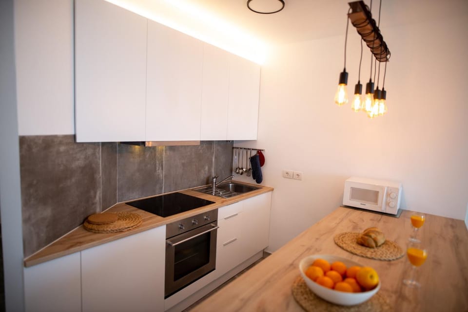 Kitchen or kitchenette, Dining area, minibar, pet friendly