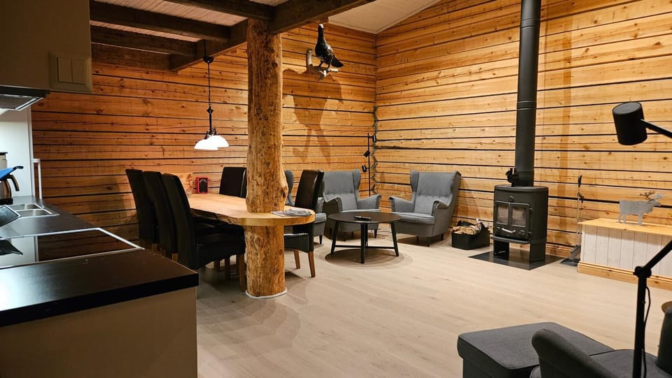 Living room, Seating area, Dining area