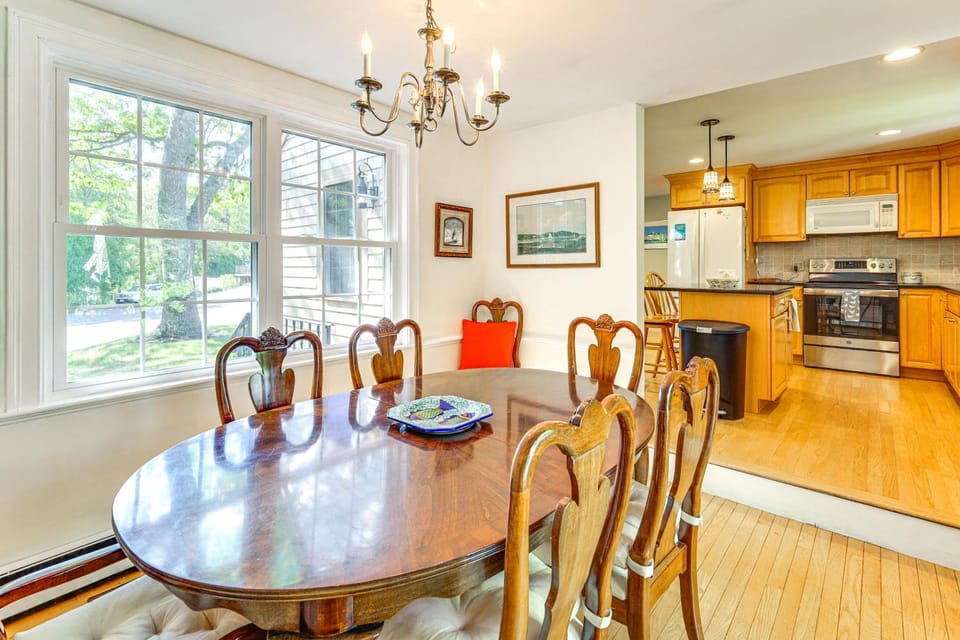 Game Room + Patio: Quiet Centerville Beach Base House in Centerville