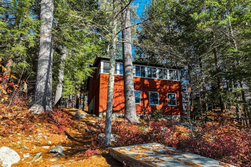 The Red Camp House in Casco