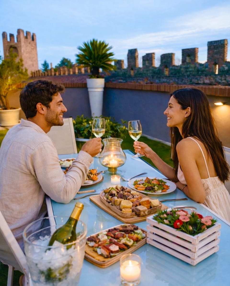 Patio, Day, People, View (from property/room), Balcony/Terrace, Food and drinks, Food, Guests, Lunch, Dinner, Drinks, group of guests