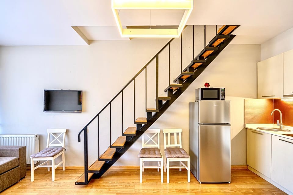 TV and multimedia, Kitchen or kitchenette, Living room, Seating area, Dining area, minibar