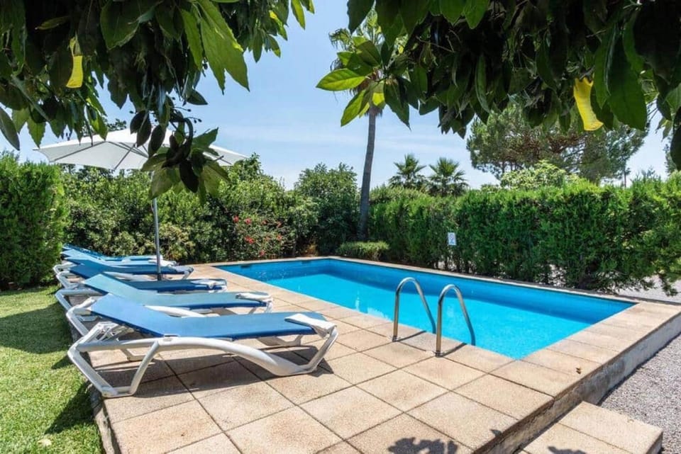 Property building, Living room, Swimming pool
