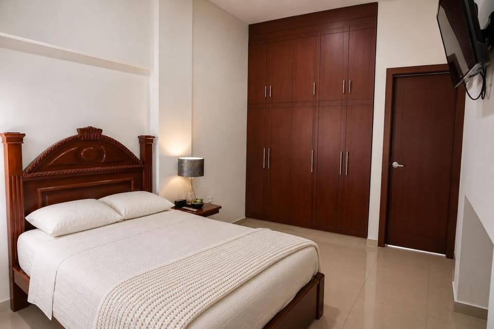 TV and multimedia, wardrobe, air conditioner