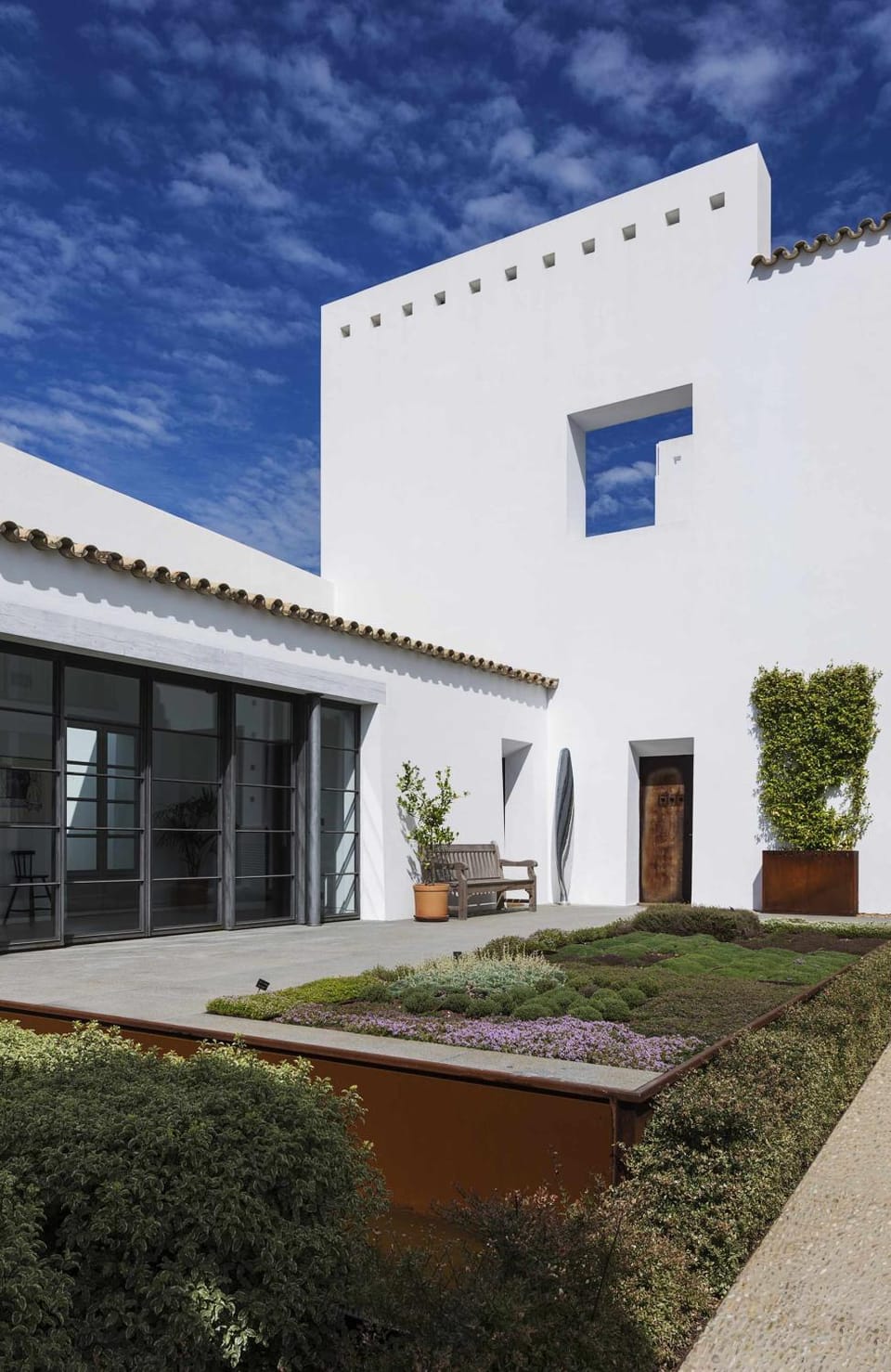 Property building, Patio