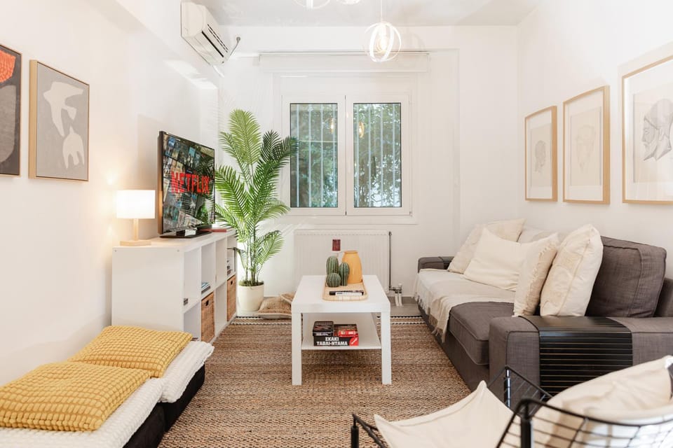 Living room, air conditioner