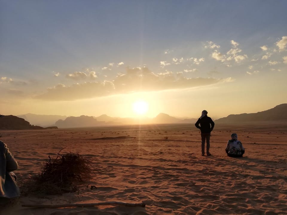 The calm nature of Wadi Rum Luxury tent in South District