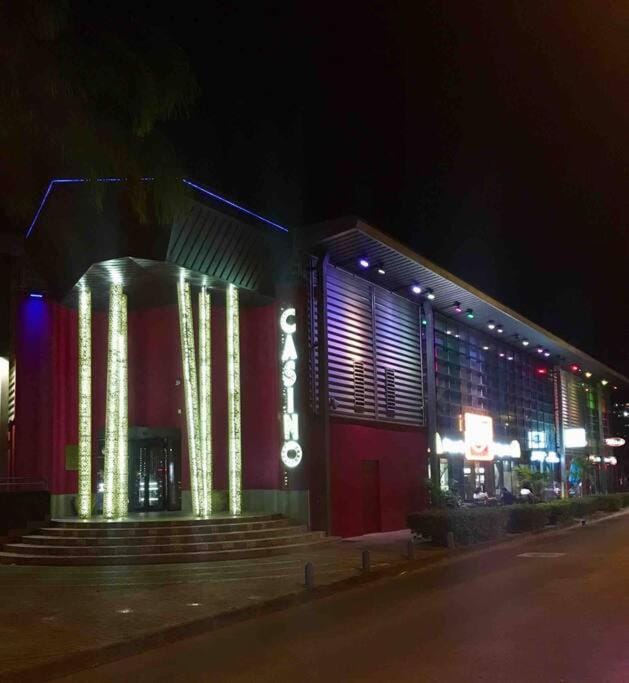 Nearby landmark, Night