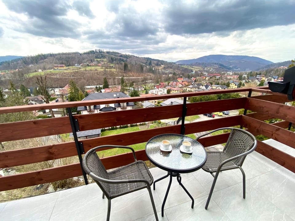 Day, Natural landscape, View (from property/room), Balcony/Terrace, Mountain view