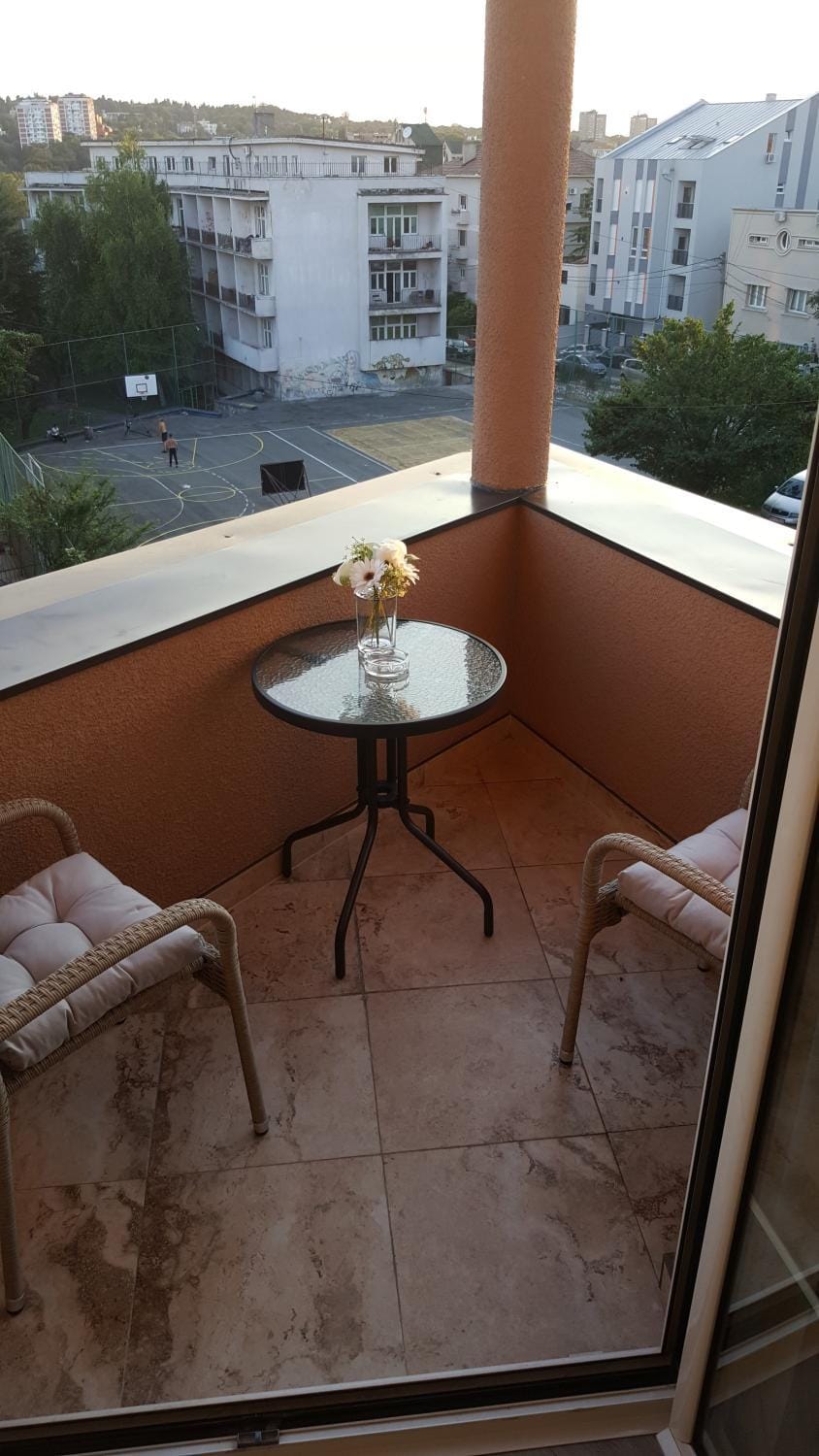 View (from property/room), Balcony/Terrace, Seating area