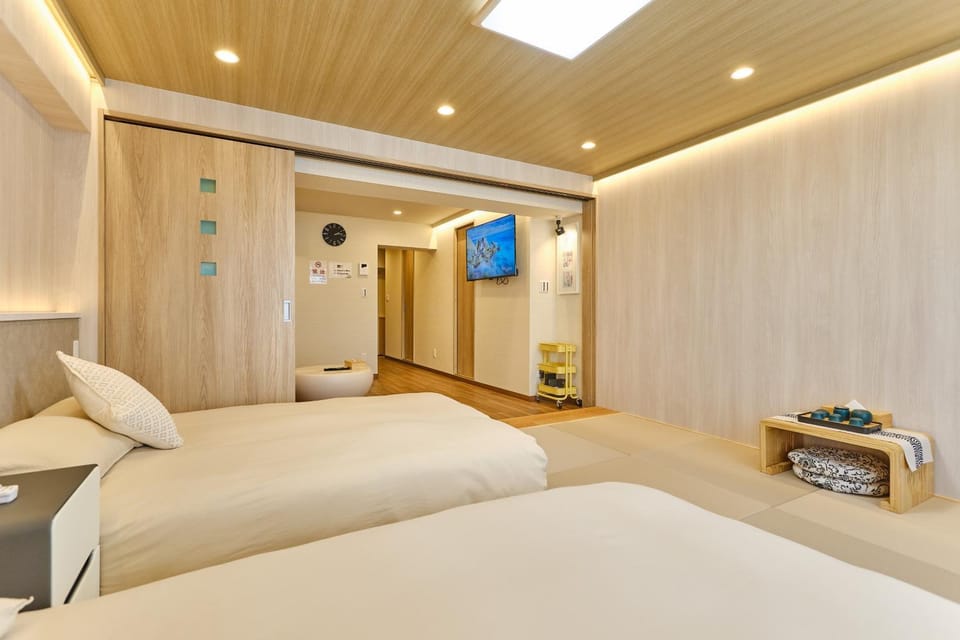 新宿市中心日式样式公寓，紧邻商业地域韩国街免费Wi-Fi Apartment in Shinjuku