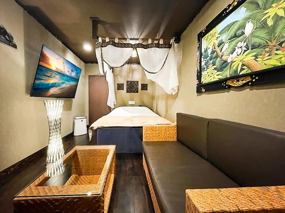 Bed, TV and multimedia, Photo of the whole room