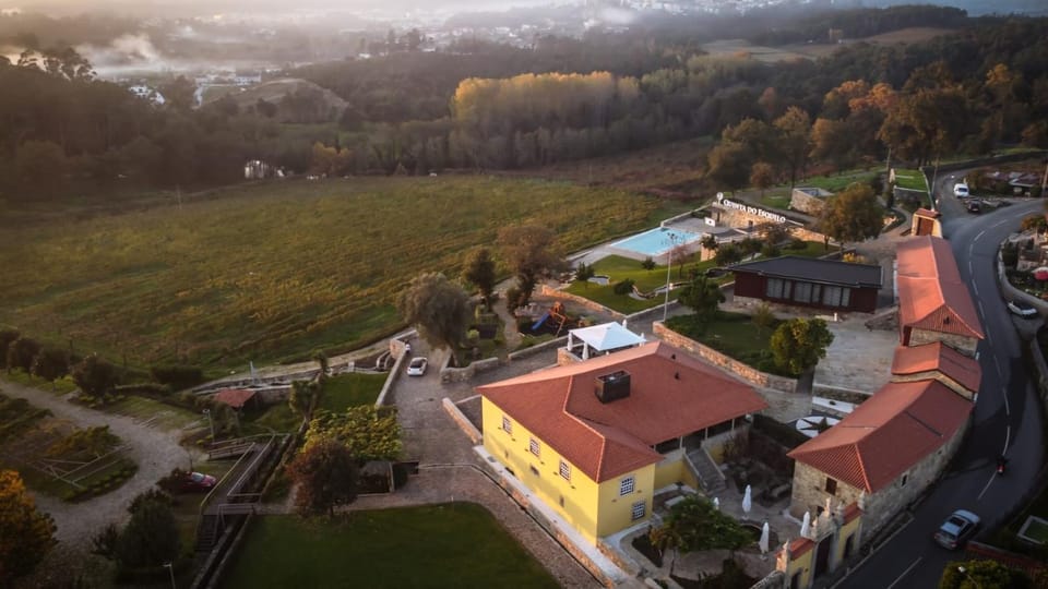 Property building, Natural landscape, Bird's eye view