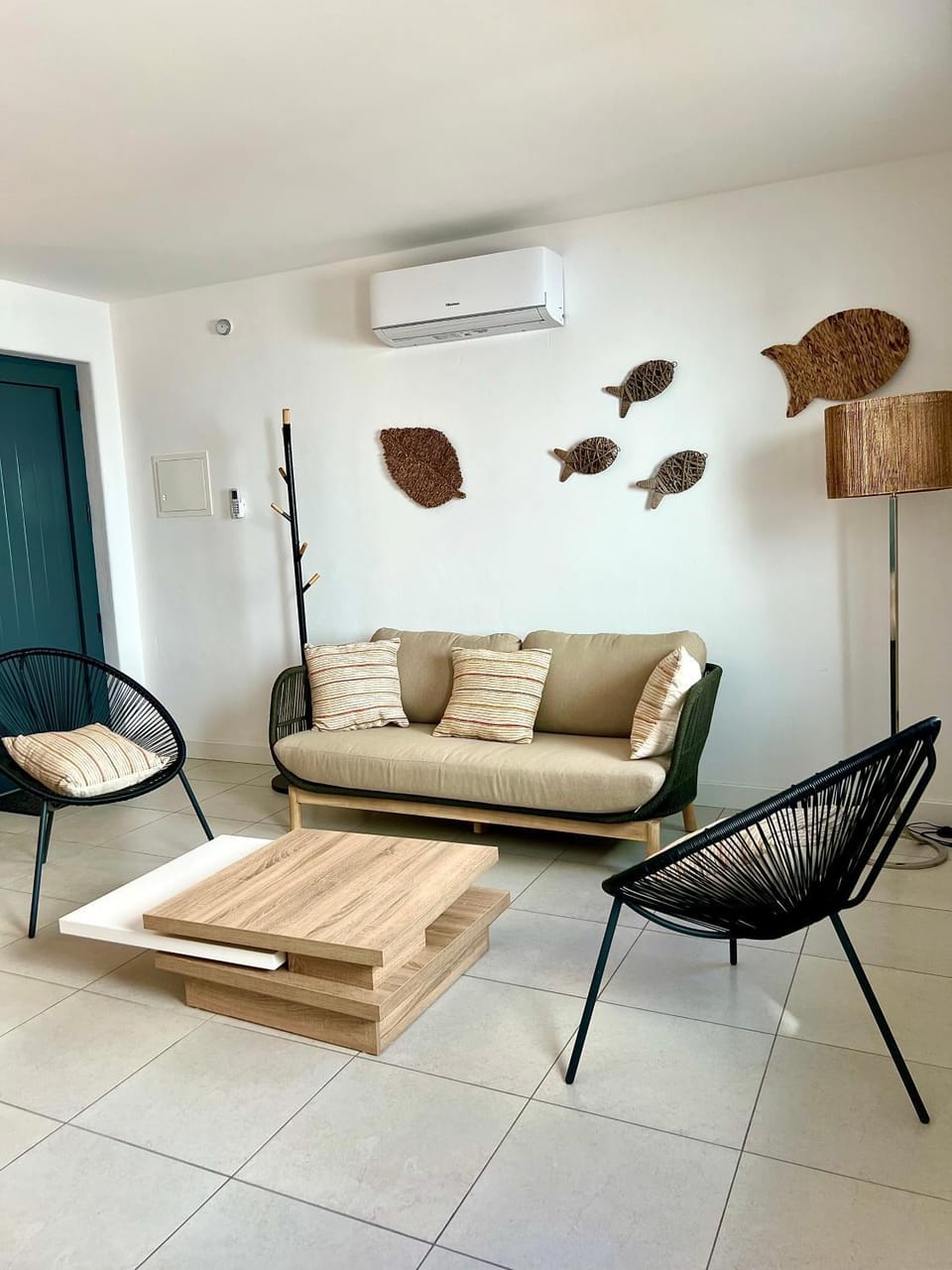 Living room, air conditioner