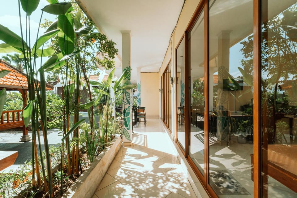 Property building, Garden view