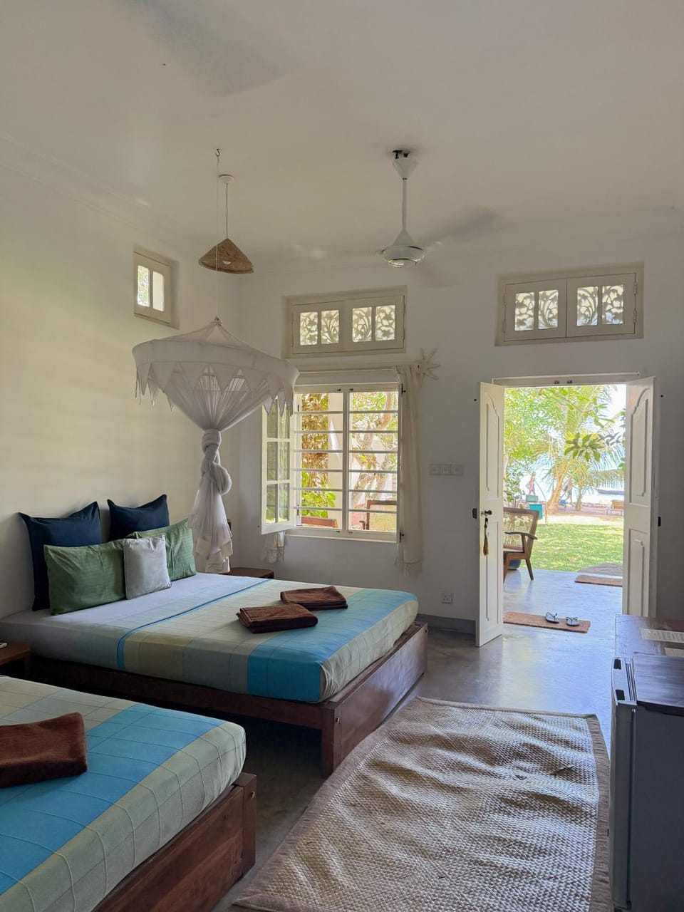 Bed, Photo of the whole room, Bedroom, air conditioner