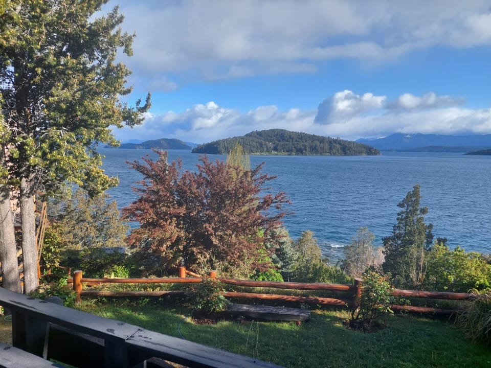 Natural landscape, Garden, Lake view