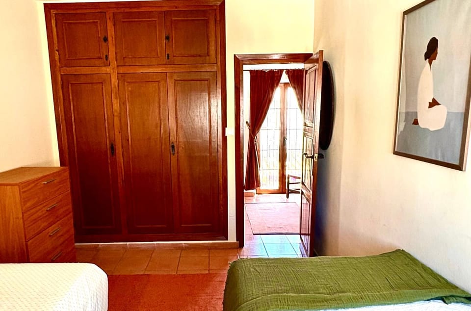 Property building, Living room, Bedroom