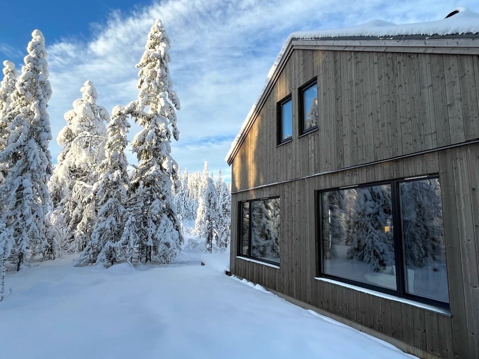Property building, Day, Winter