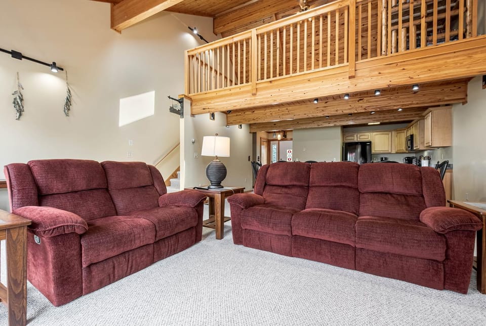 Kitchen or kitchenette, Living room, Seating area, furniture