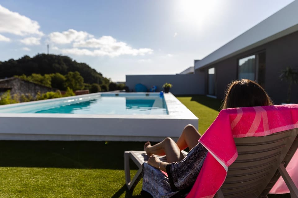Natural landscape, Swimming pool, sunbed